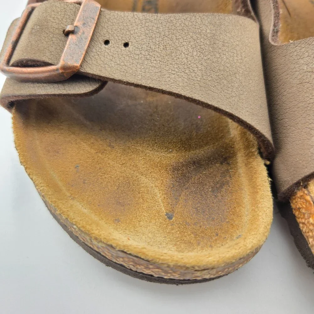🟤 BIRKENSTOCK Arizona Kids Sandals | Euro 32 / US 13–13.5 | Birko-Flor® Nubuck